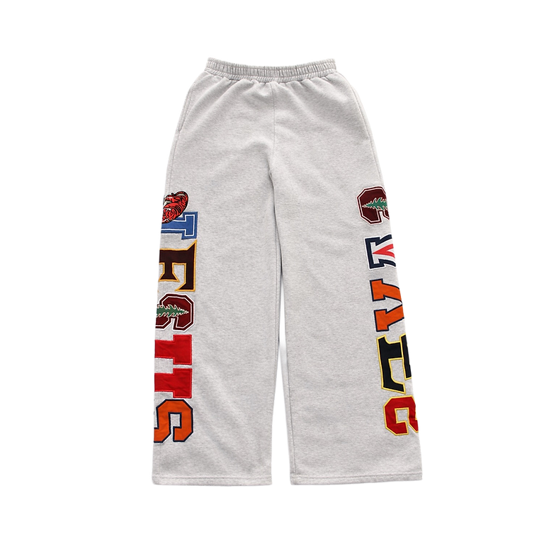 'JESUS SAVES' COLLEGE SWEATPANTS