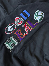 'GOD HEALS' COLLEGE HOODIE — view 4