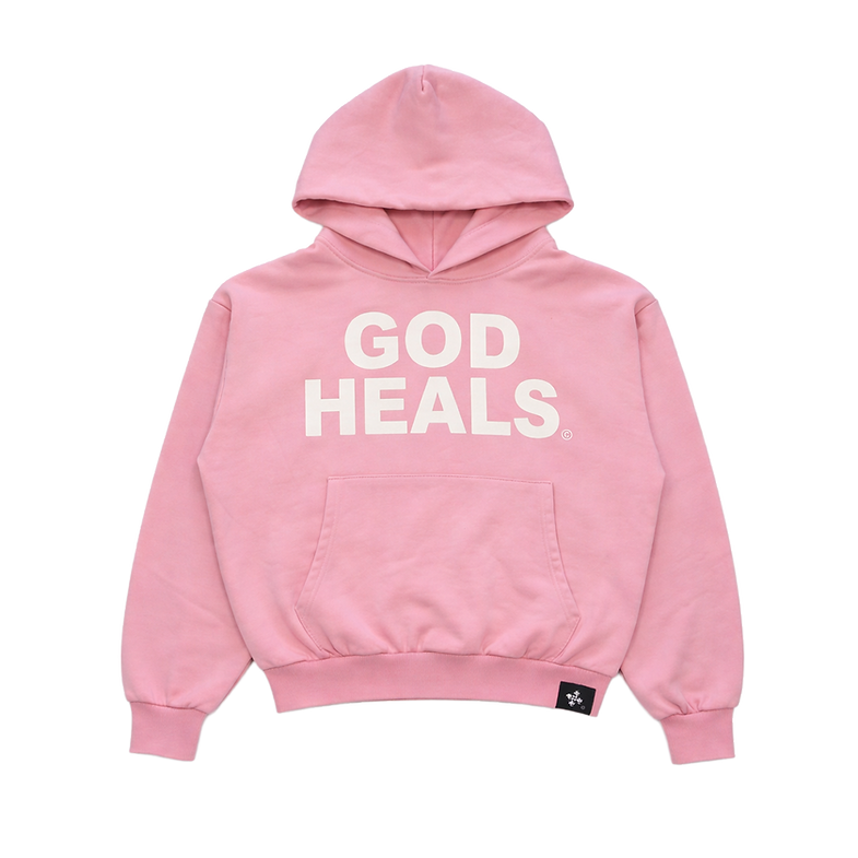 'GOD HEALS' WEIGHTED HOODIE — view 4