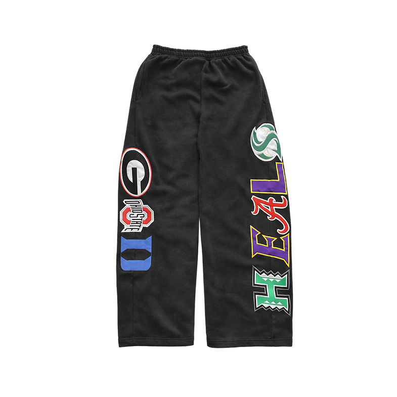 'GOD HEALS' COLLEGE SWEATPANTS