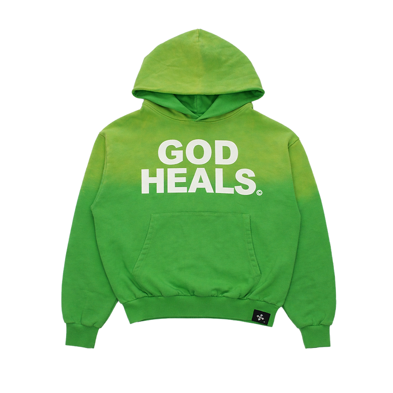 'GOD HEALS' WEIGHTED HOODIE — view 6