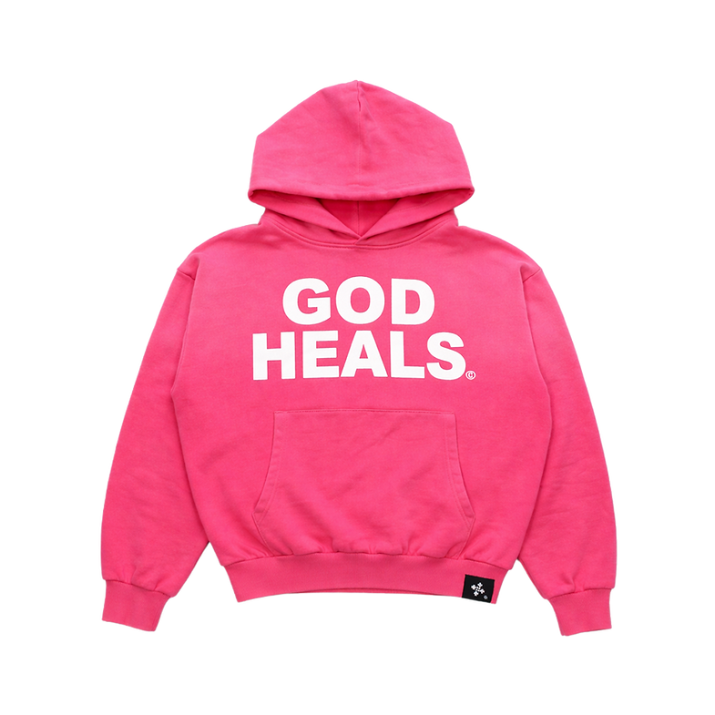 'GOD HEALS' WEIGHTED HOODIE