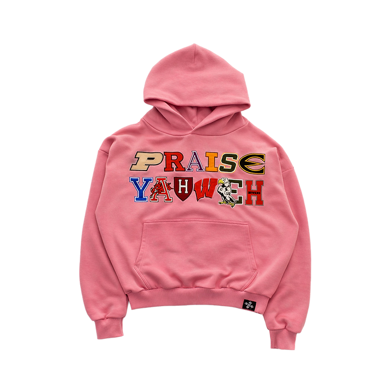 'PRAISE YAHWEH' COLLEGE HOODIE
