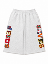 'JESUS SAVES' COLLEGE SHORTS — view 1